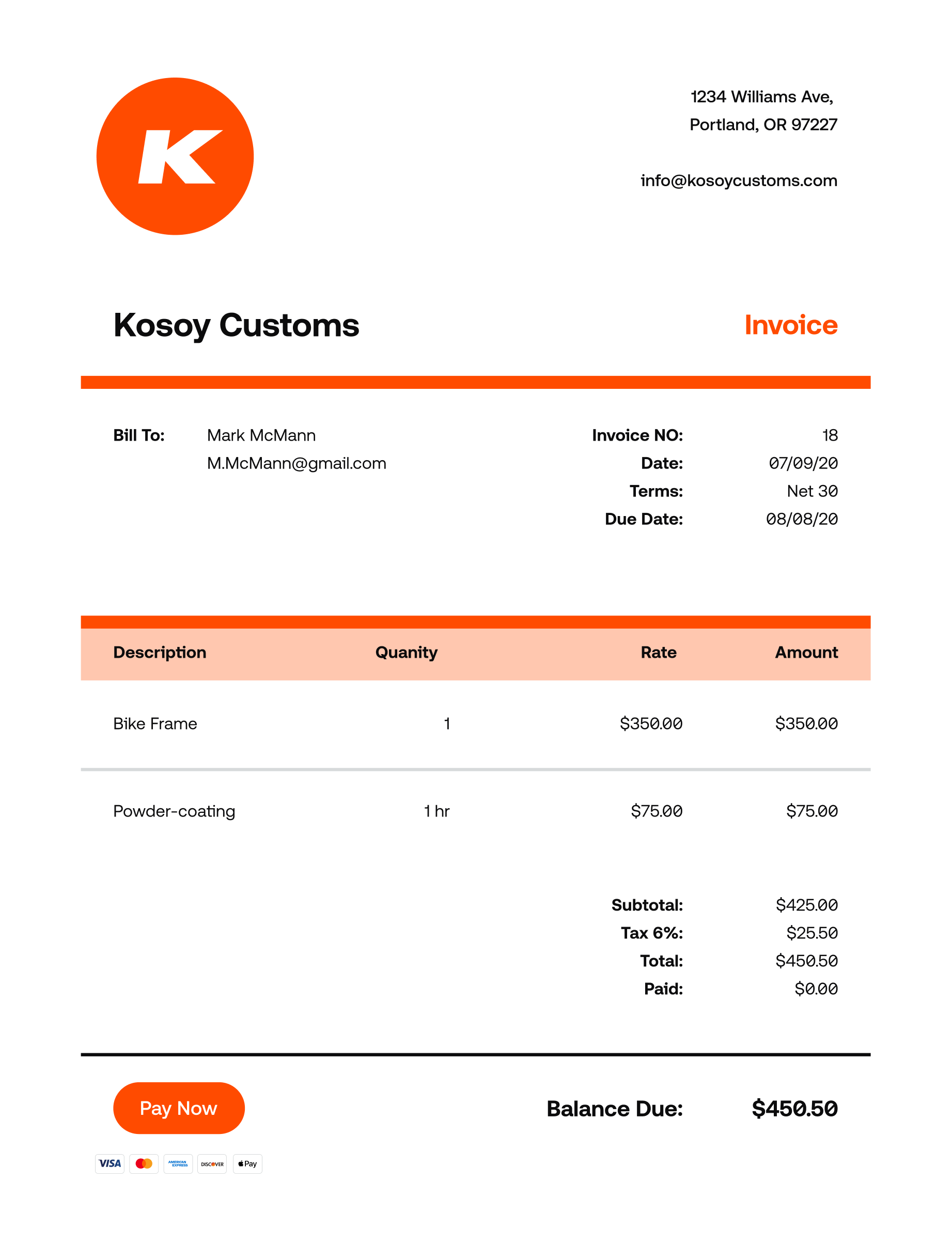 Invoice Template Guide How To Create A Professional Invoice Invoice2go Invoice Template Guide How To Create A Professional Invoice Invoice2go