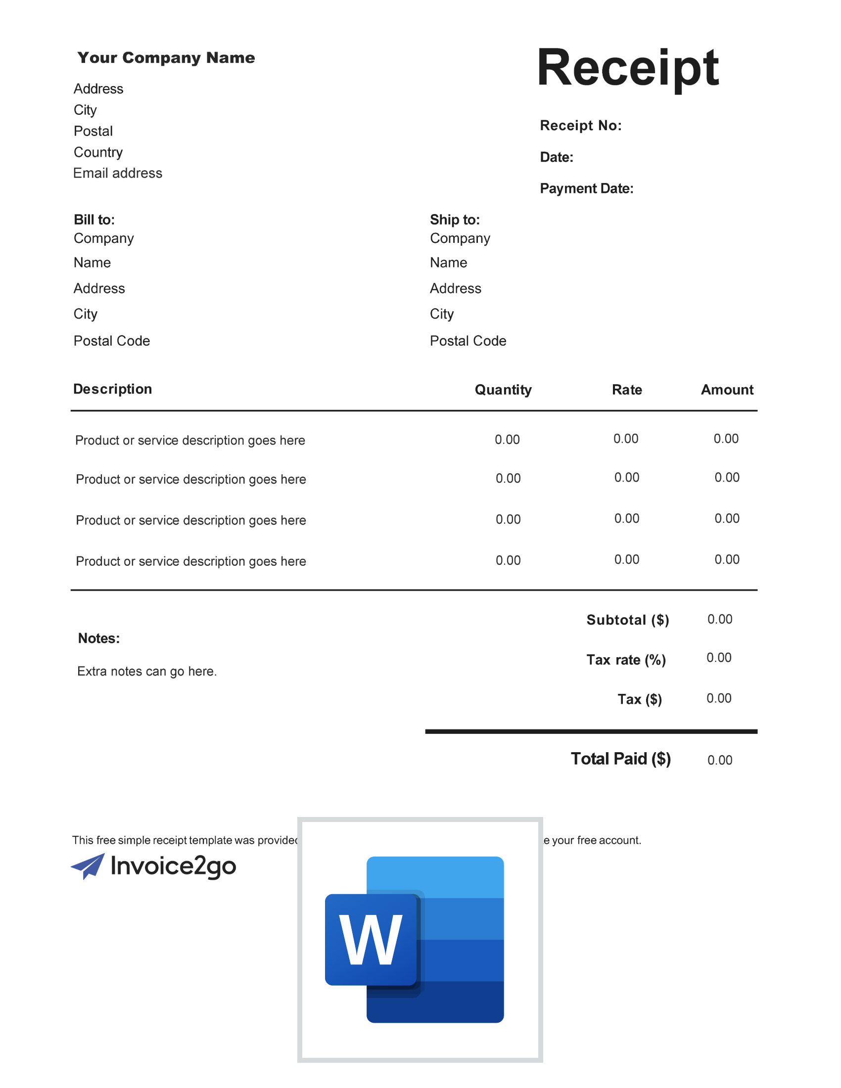 18-contractor-receipt-templates-doc-excel-pdf